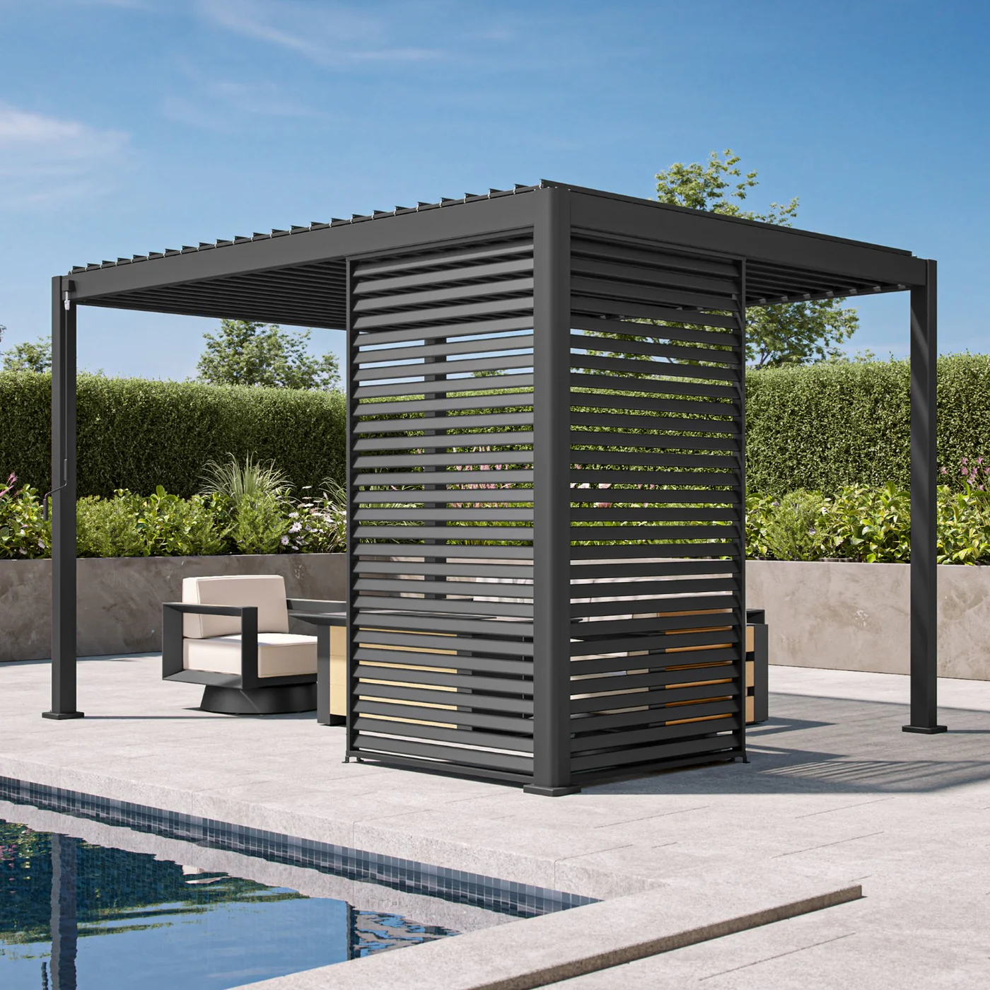 111 Accessory - 1/3 13' Fixed shutter wall